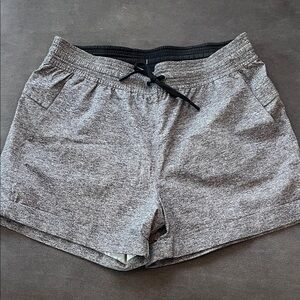Gray Lululemon Gray Athletic Shorts with Drawstring - Sz 8